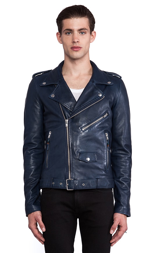 blk dnm leather jacket