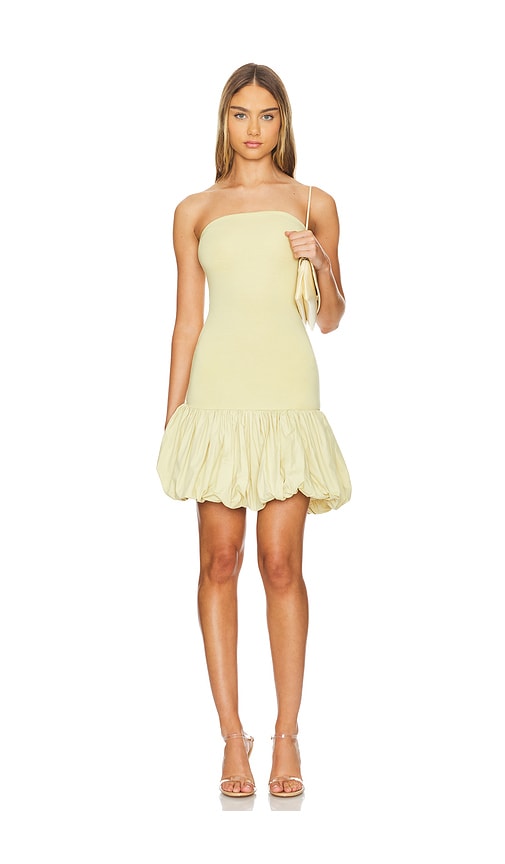 Shop Belle The Label Misena Mini Dress In Yellow