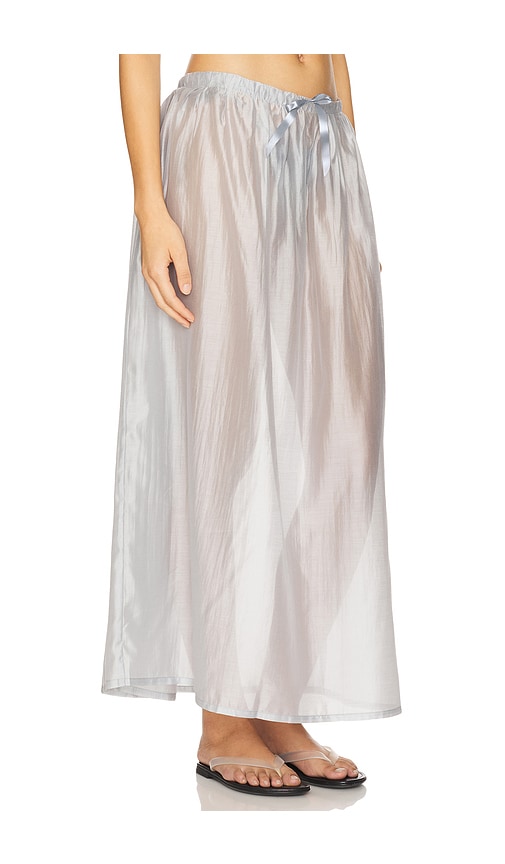 Shop Belle The Label Rhea Skirt In Light Grey