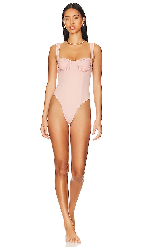 Belle The Label Vision One Piece In Coral