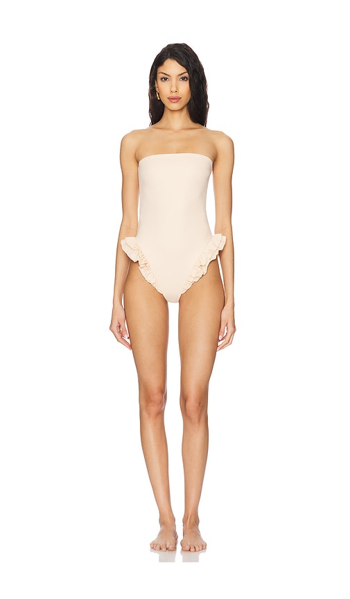 Belle The Label Margot One Piece In Peach