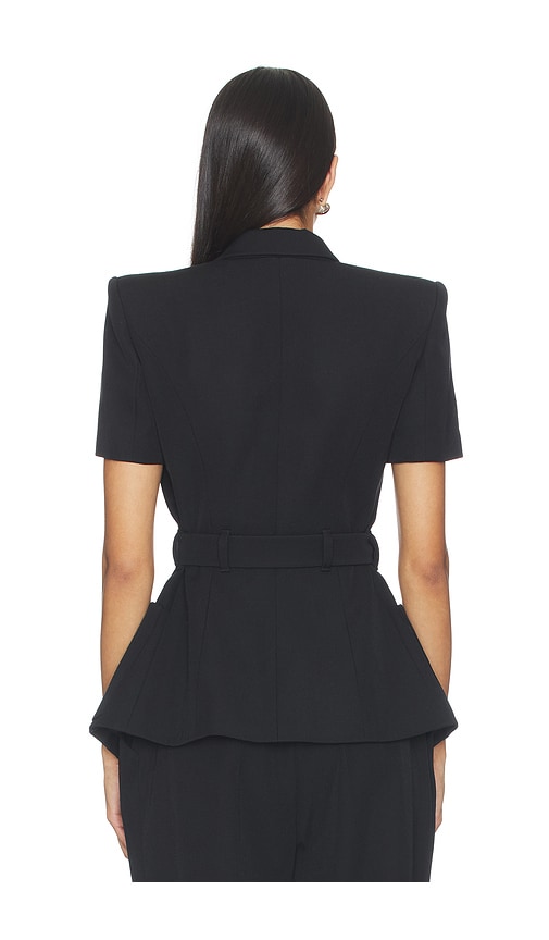  Balmain Jacke Tailored Grain De Poudre In Black. Größe 36. Also In 38. 