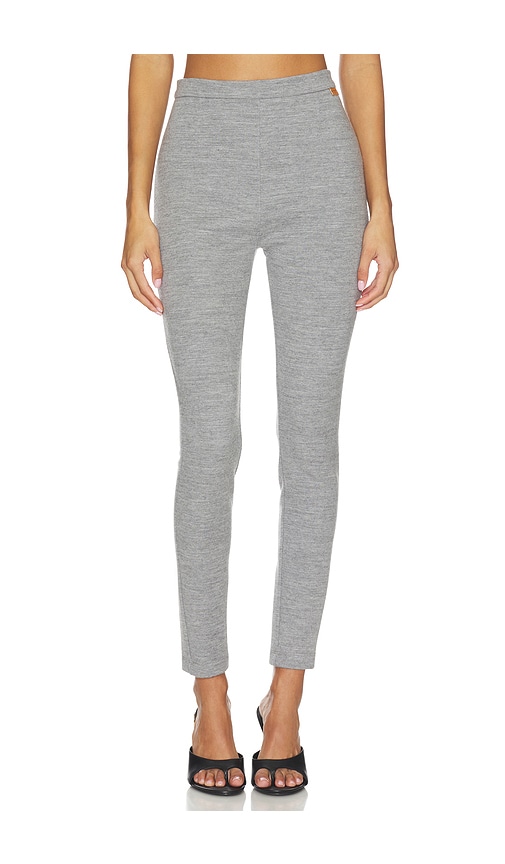 BALMAIN Zipped Legging in Grey. Size L. Also in XS.
