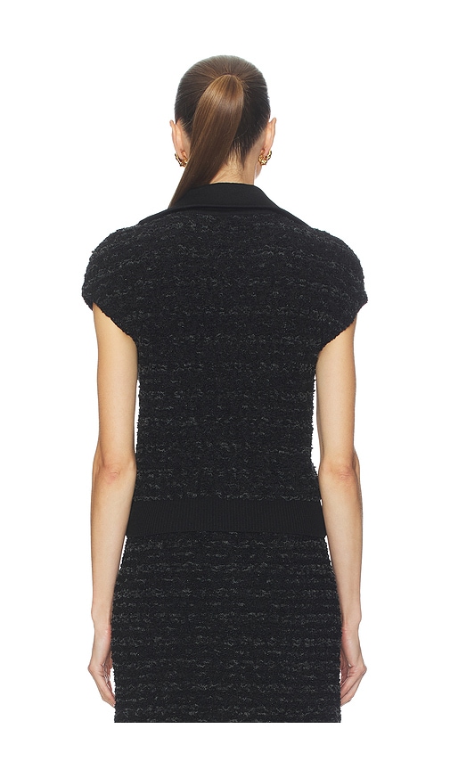  Balmain Kurzärmeliges Oberteil Zipped In Black. Größe 34/0. Also In 36/2, 38/4. 