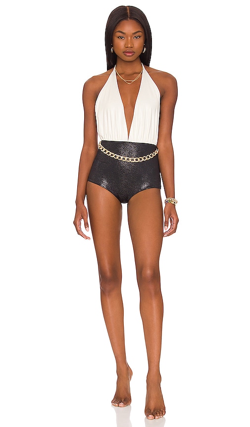 BALMAIN Bikini Set in Black & White