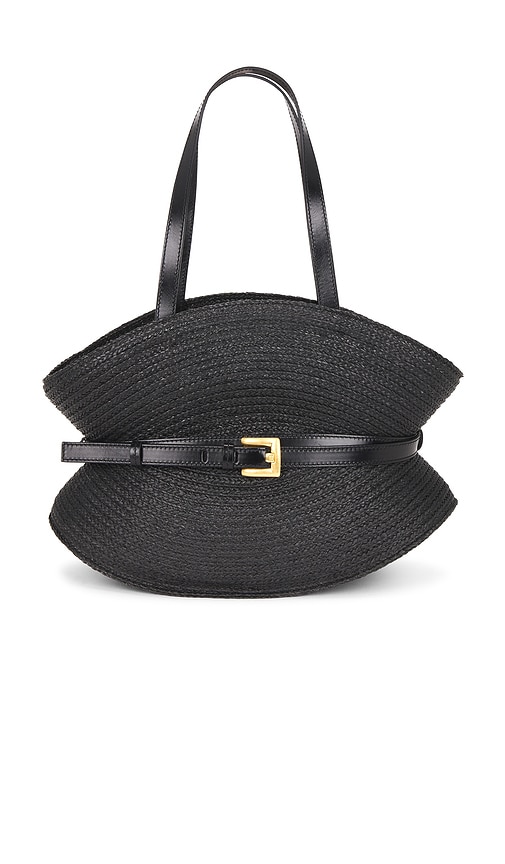 Revolve Shuffle BALMAIN Medium Shuffle Bag in Noir | REVOLVE