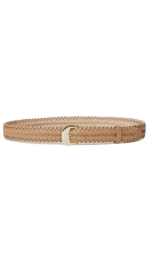 B-low The Belt Talia Braid Belt In Camel Gold