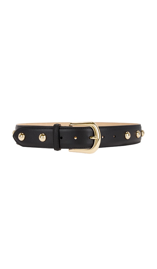 Shop B-low The Belt Kennedy Moto Belt In 블랙 & 골드