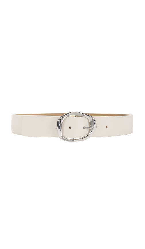 Shop B-low The Belt Edmond Mini Belt In Gesso & Silver