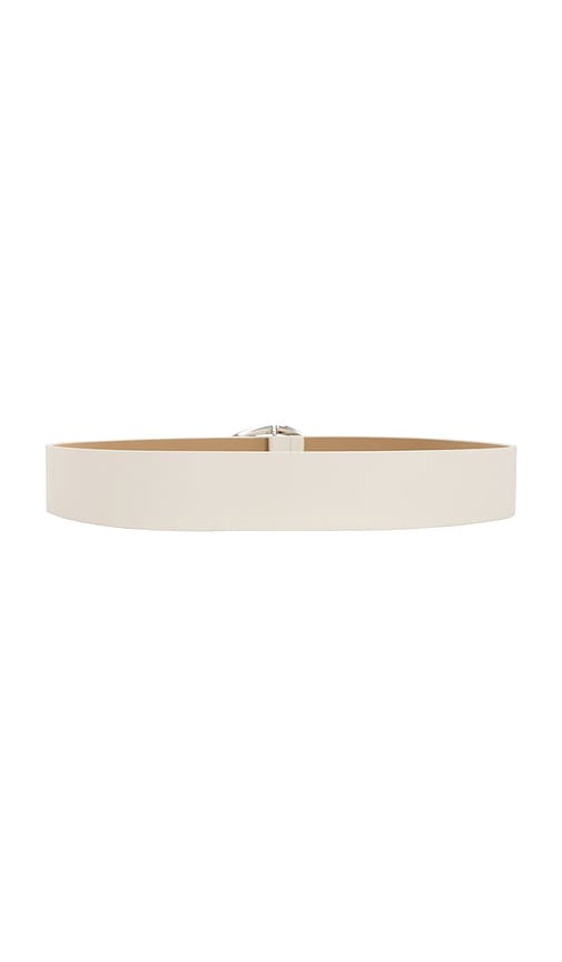 Shop B-low The Belt Edmond Mini Belt In Gesso & Silver