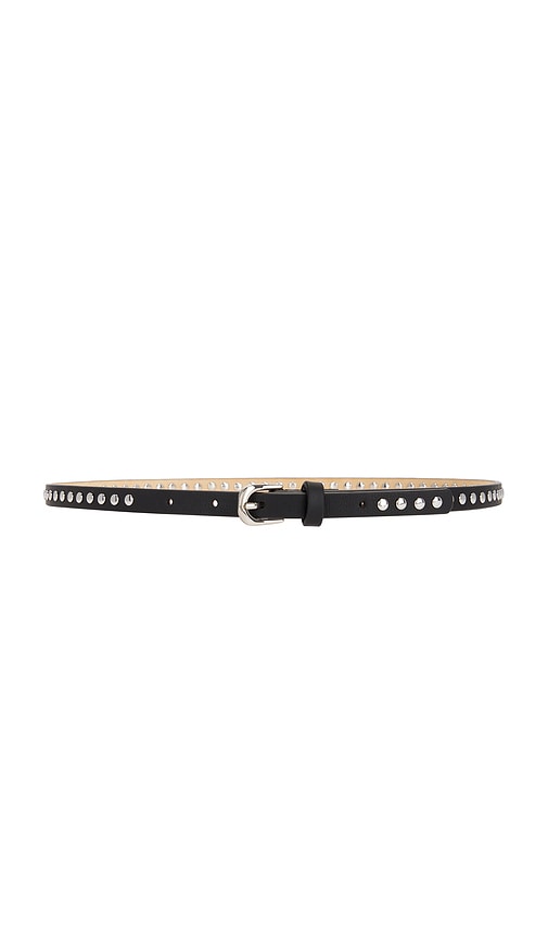 Shop B-low The Belt Liz Studded Belt In 블랙 & 실버