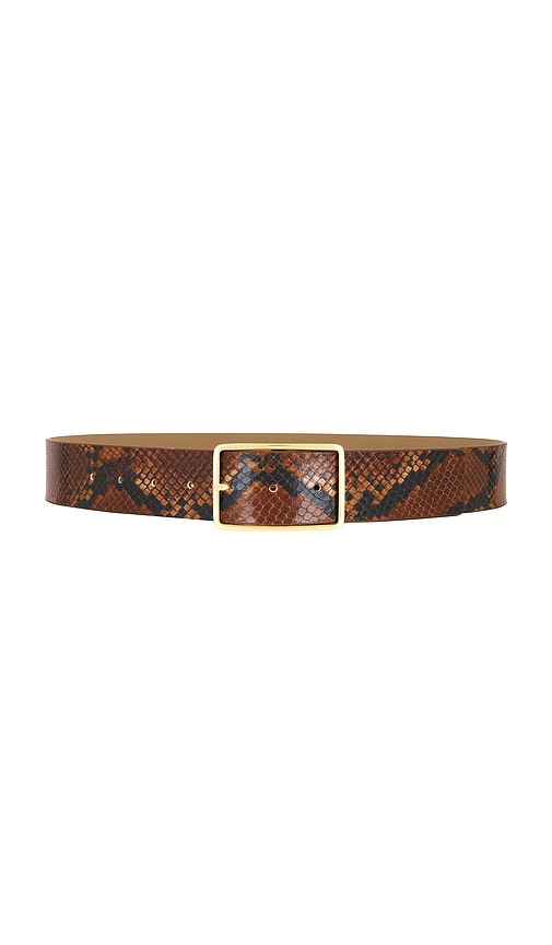 Milla Python Belt in Tan. - size XS (also in L, M, S)