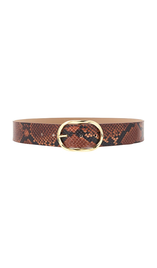B-low The Belt Kyra Python Belt In Brown