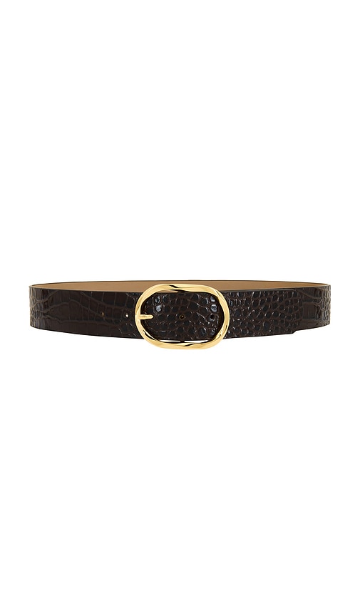 B-low The Belt Kyra Croco Belt In Black