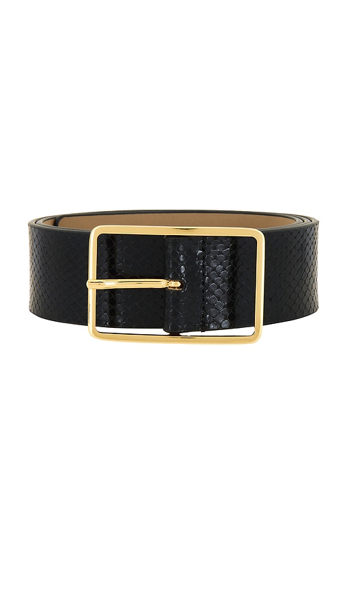  B-low The Belt Milla Python Belt In Black. Size L. Also In Xl. 