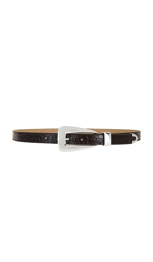 B-low The Belt Briar Croco Belt In Black