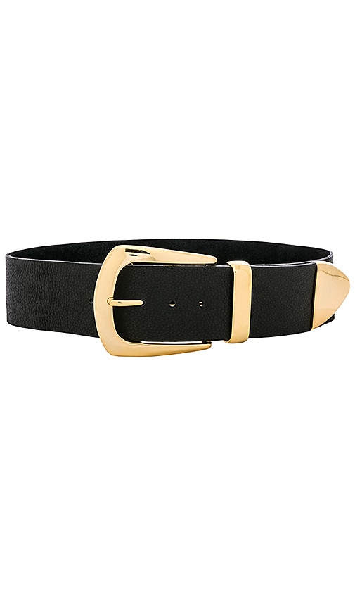 B Low the Belt Jordana Belt in Black Gold REVOLVE