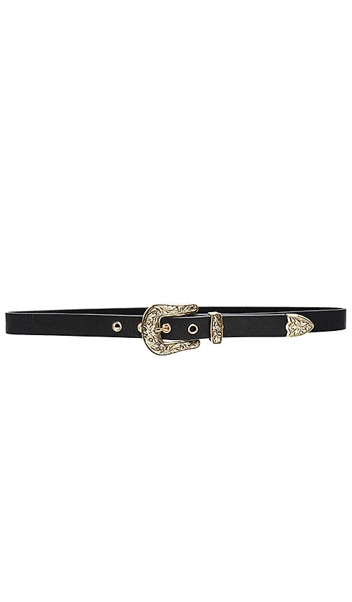 B-Low the Belt Boyfriend Hip Belt in Black & Gold