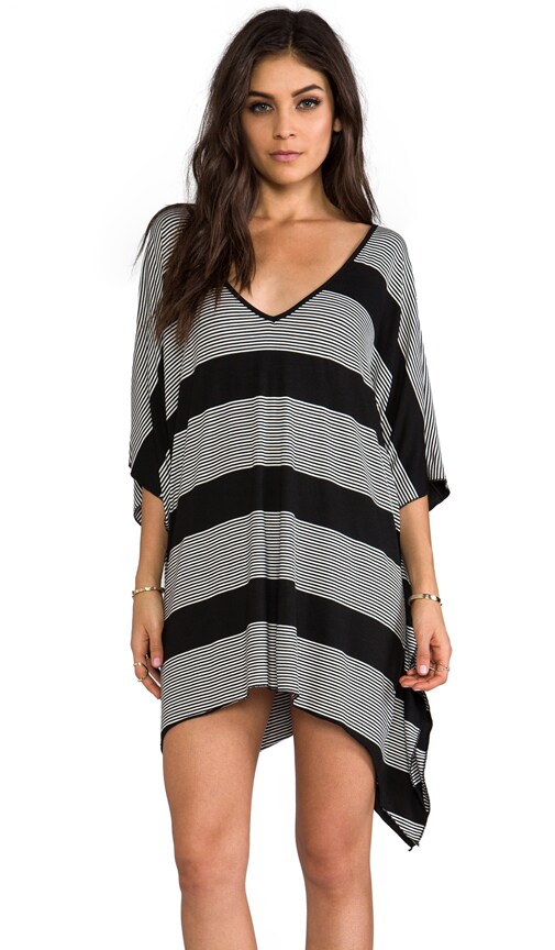 V-Neck Cape Cool Dress
