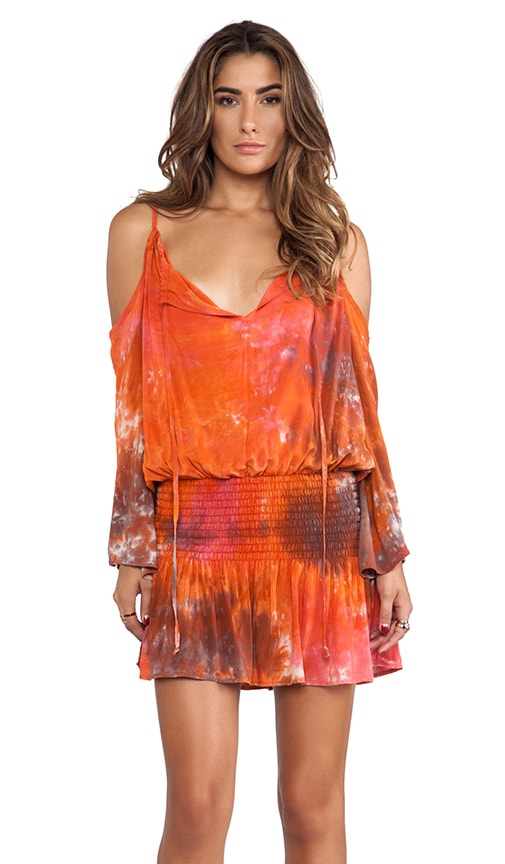 Shirred Waist Halter Dress