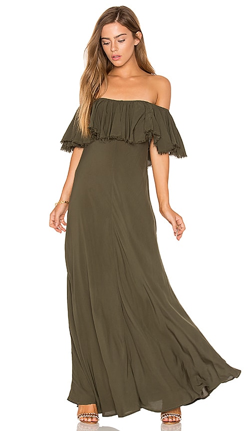 blue life maxi dress