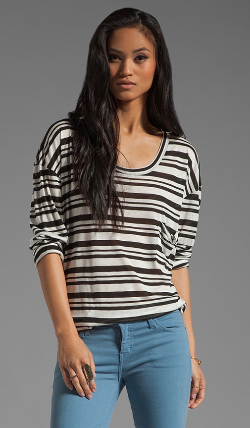 Stripe Long Sleeve Best Bum Top