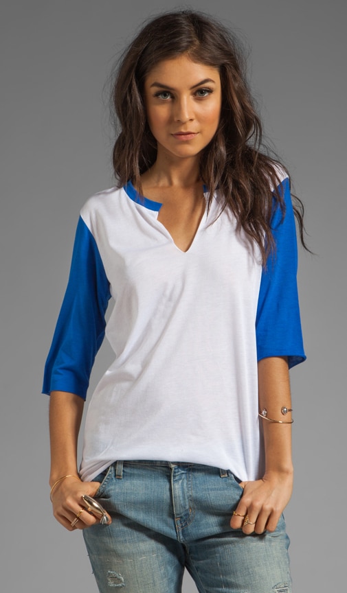 Contrast Split Sleeve