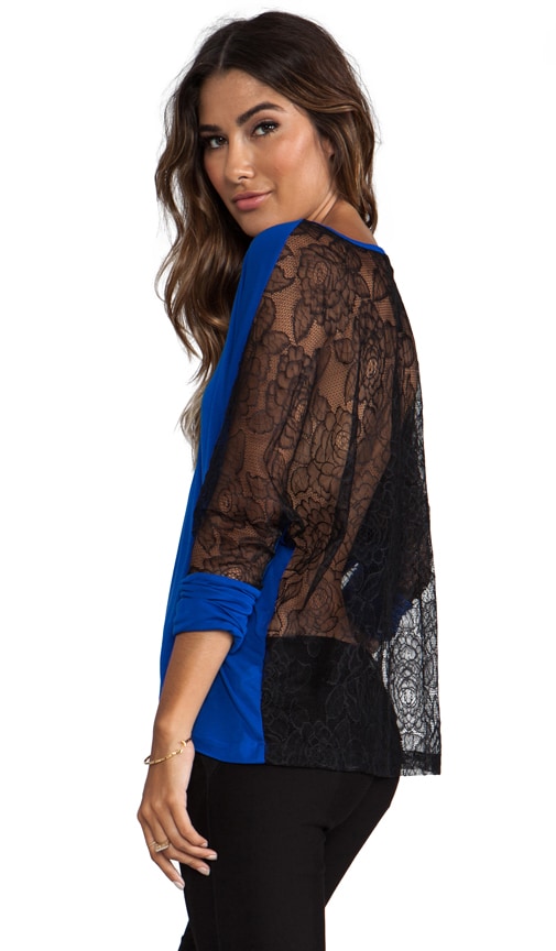 Lace Black V-Neck