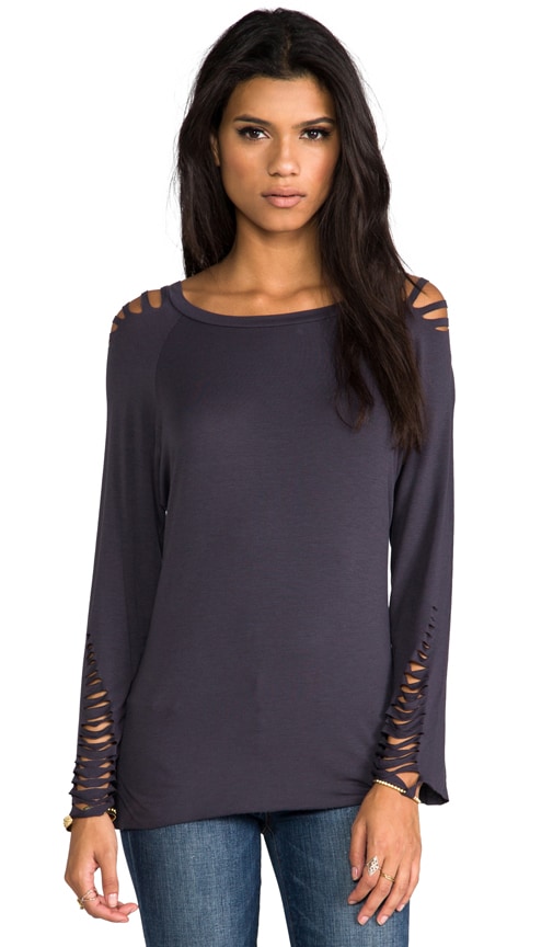 Shredded Crew Top