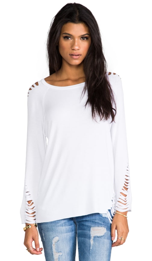 Shredded Crew Top