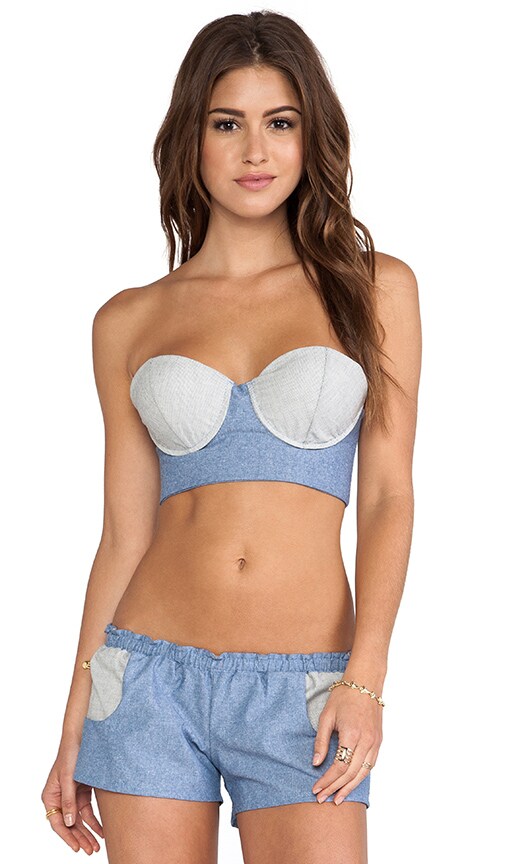 Americana Chambray Bustier