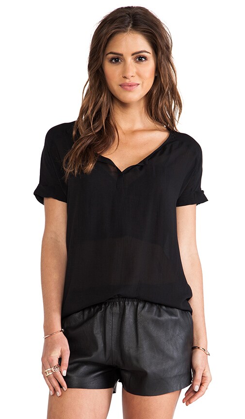 Cuffed Henley Top