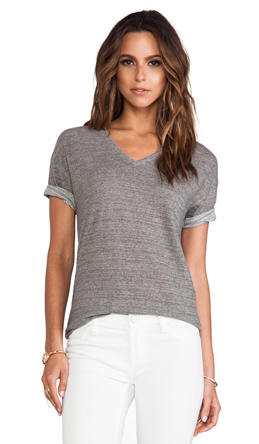 Marled V-Neck Tee