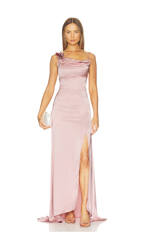 Blumarine Satin Butterfly Dress