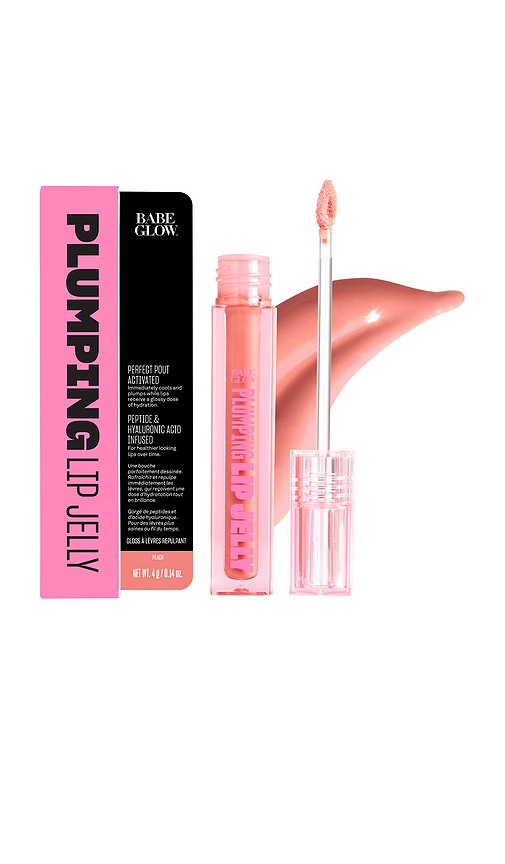 Babe Glow Plumping Lip Jelly in Peach.