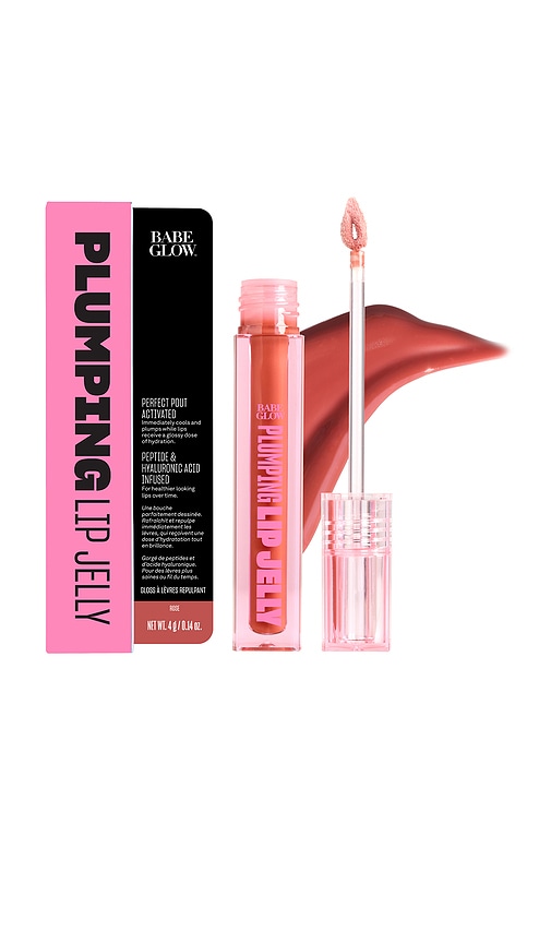 Babe Glow Plumping Lip Jelly in Rose.