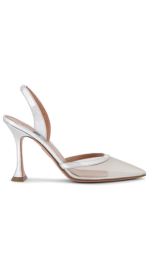 Britt Netta Esme Slingback in Silver Mirror