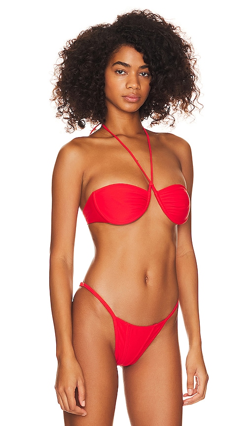 Shop Bananhot St Tropez Top In Red Fire
