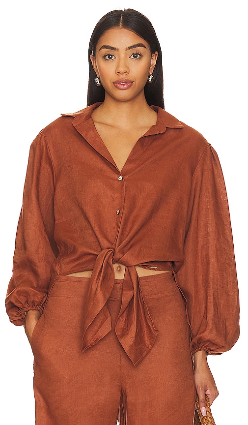 BOAMAR Luxia Shirt in Espresso Martini
