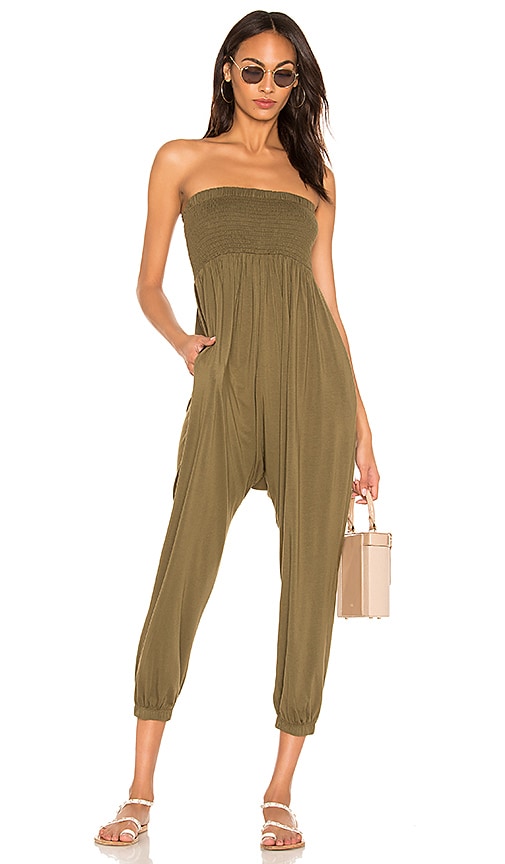 Draped Jersey Jumpsuit