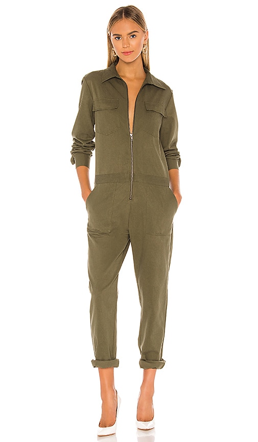 army green utility jumpsuit