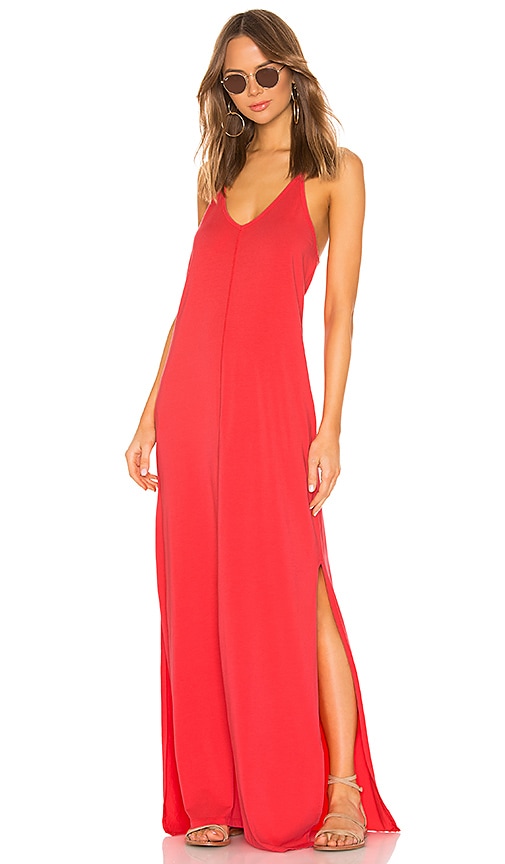 bobi maxi dress TIE FRONT WRAP MAXI SKIRT INK / L