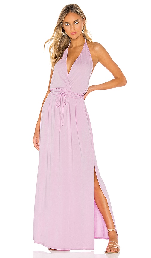 MAXIVESTIDO DRAPED MODAL JERSEY