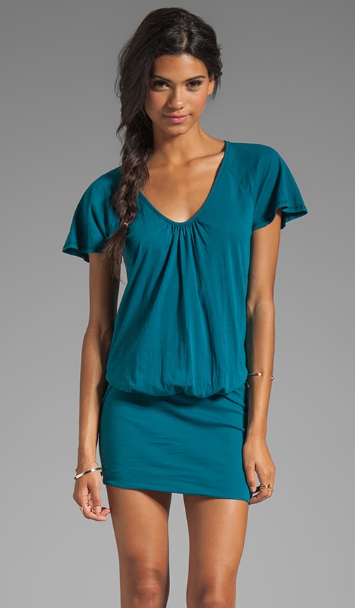 Light Weight Jersey Scoop Neck Dress