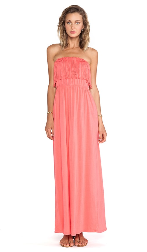 Supreme Jersey Fringe Maxi Dress