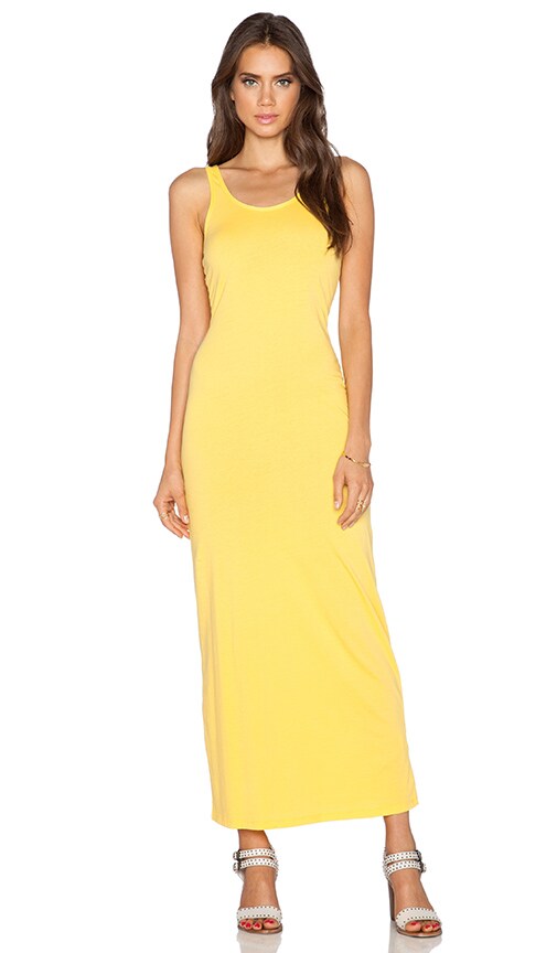 Bobi Supreme Jersey Maxi Dress in Sunburst