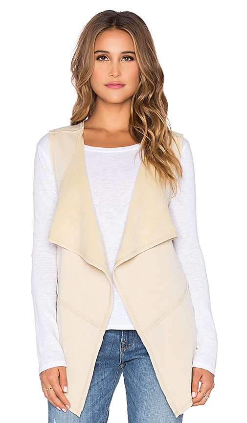 Bonded Faux Fur Vest