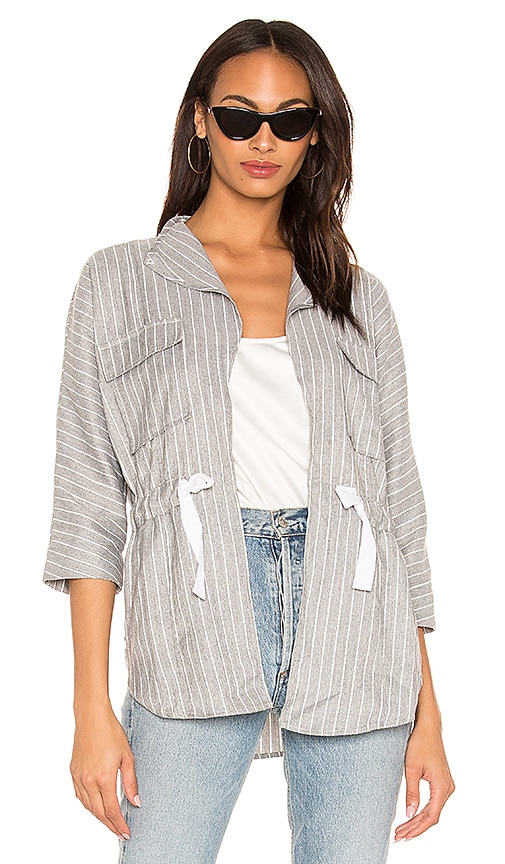 BLACK Cruise Stripe Lightweight Jacket