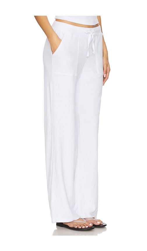 Bobi Wide Leg Pant In White