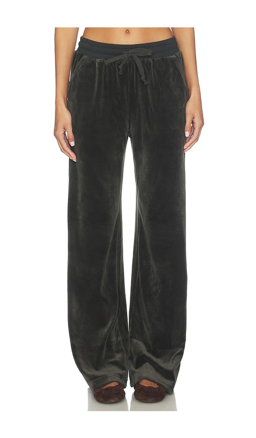 Bobi Rib Mix Wide Leg Pant